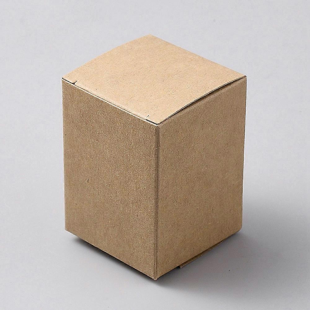 Rectangle Kraft Cardboard Box Wheat 5.1x5x6.95cm