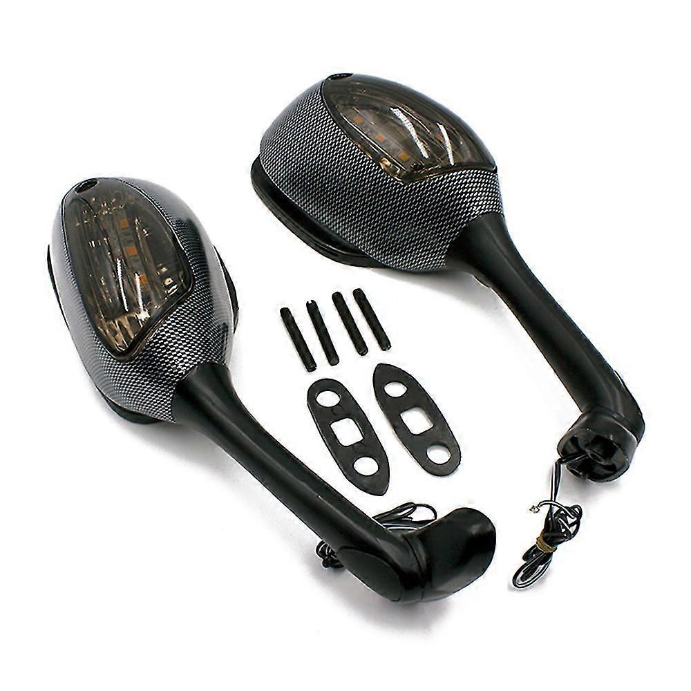 2PCS Motorcycle Mirror Handlebar for Suzuki GSXR 1000 2005 - 2008 K6 K7 K8 GSXR 600 750 2006-2010 with Turn Signal Light Mirror Boris