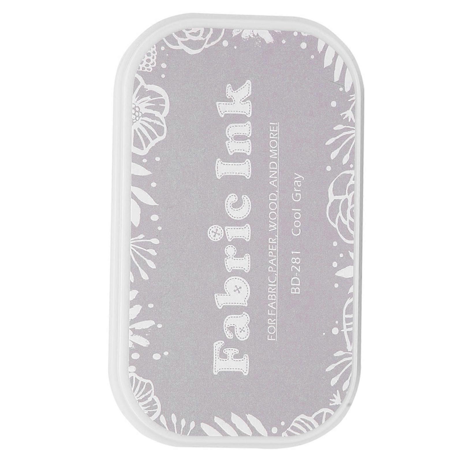 Restore Style Sponge Ink Pad: BD-281 Cold Gray for Rubber Stamp and Cloth Crafting
