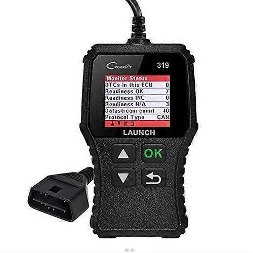 LAUNCH CR319 OBD2 Car Diagnostic Scanner - EOBD-Can Read and Clear Engine Fault Codes, EVAP and Sensor Tester