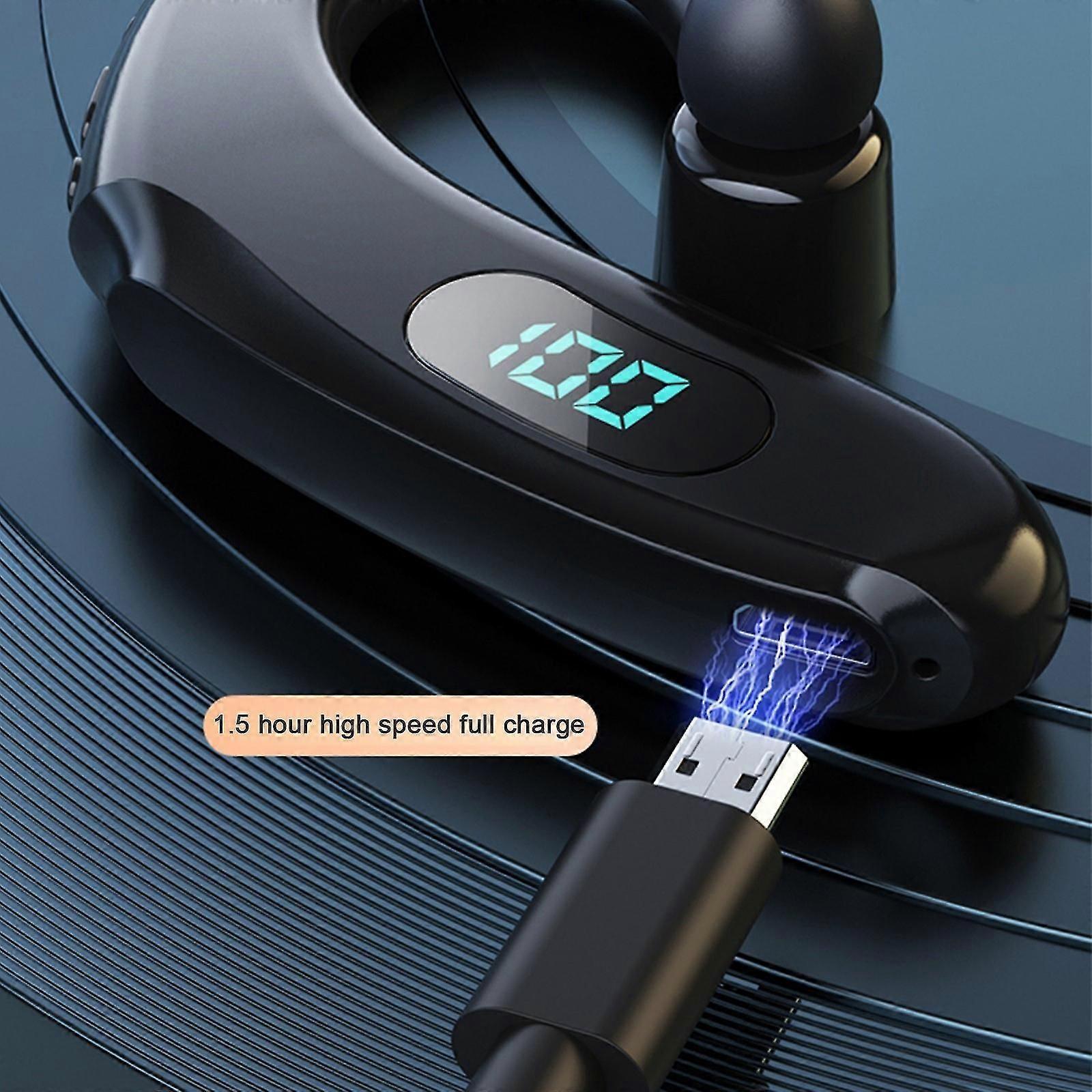 Electronics Gadgets business Sports Bluetooth Headset With Digital Display Sports Ear-Mounted Stereo Headset