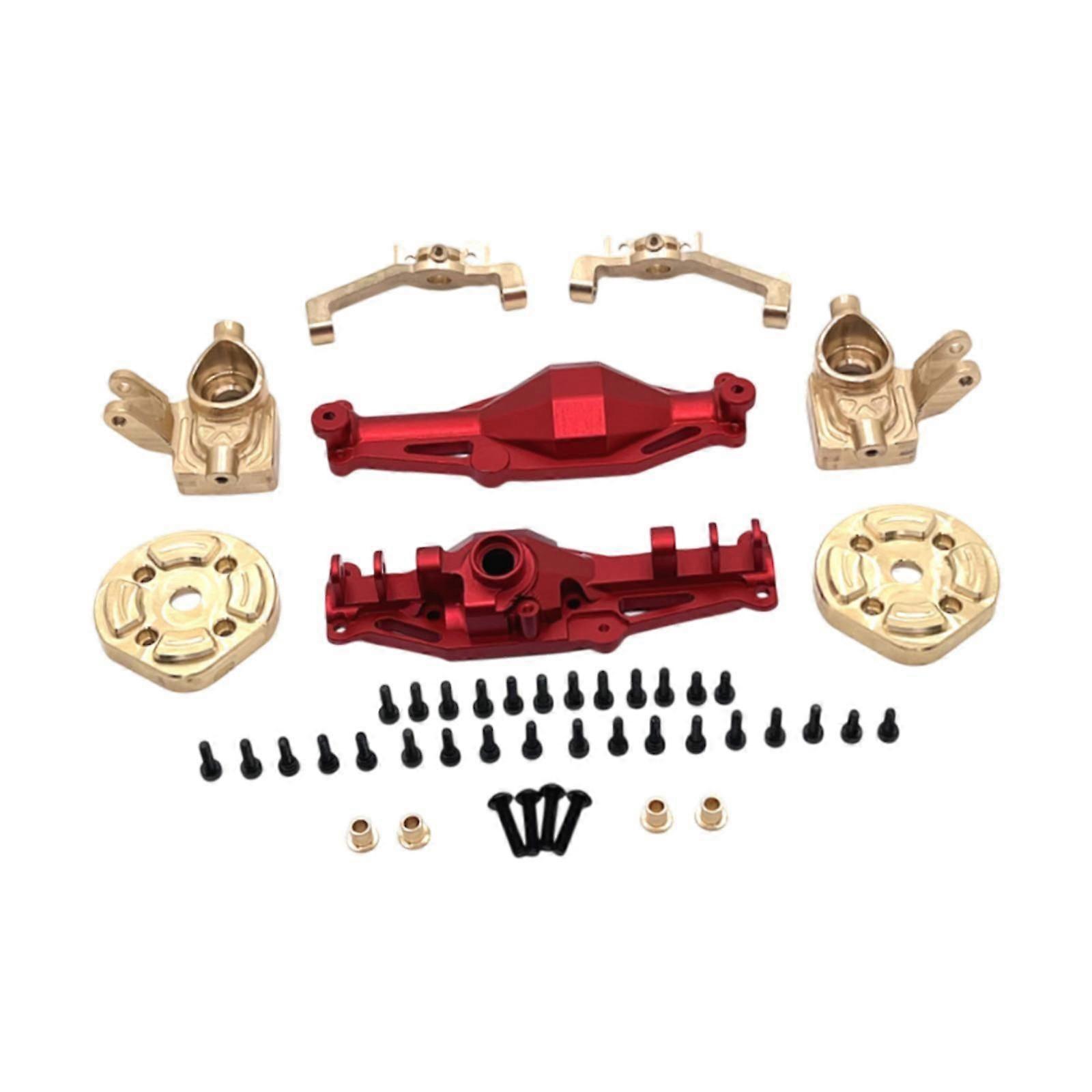 RC Car Accessory C Hub Carrier Remote Control Car Part for 1/12 Scale RC Car Red