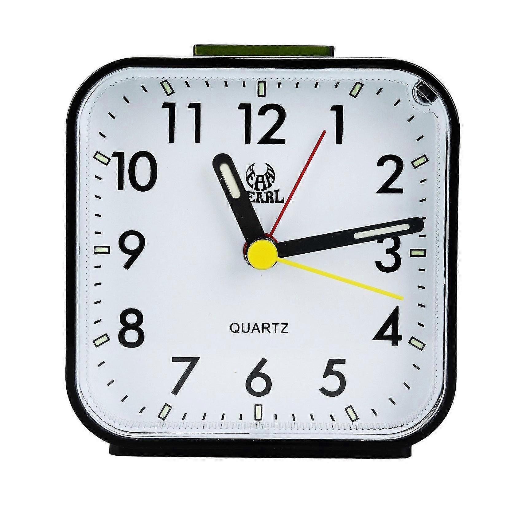Stille wekkers Bedside Non Ticking Battery Powered Table Clocks Luminous Display Snooze Light