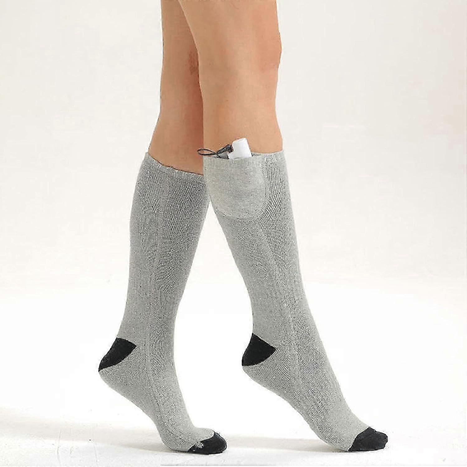 Electric Heating Socks for Men Women Heated Socks Temperature Adjustable Rechargeable for Winter Outdoor Activities Working