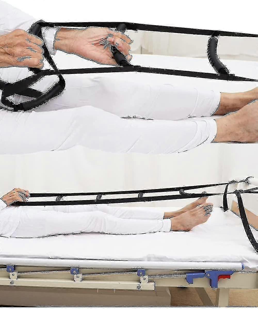 Bed Ladder Assist With Hard Handle ,sit Up Helper With Adjustable Length-pull Up Rope Ladder (five Handle)-