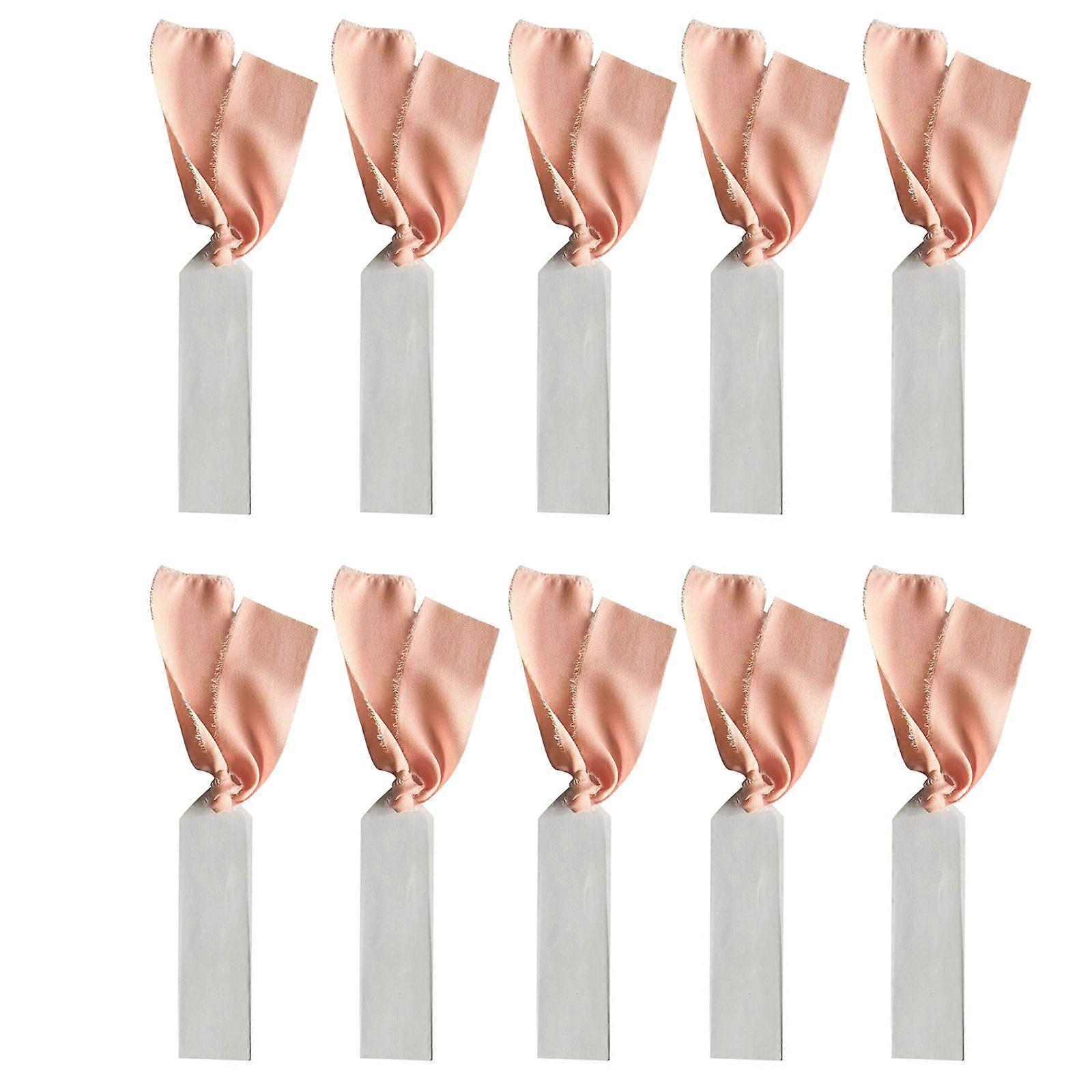Elegant Acrylic Blank Seating Card Modern Wedding Table Number Cards Portable Acrylic Name Place Cards with Ribbon