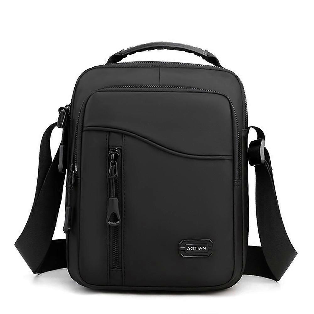 Borsa a tracolla da uomo, nylon impermeabile, tasche multiple