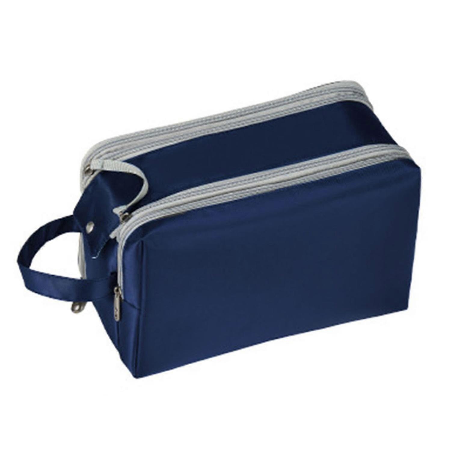 Large Capacity Men Toiletry Bag Waterproof Portable Handle Towel Toothbrush Razor Lotion Cleanser