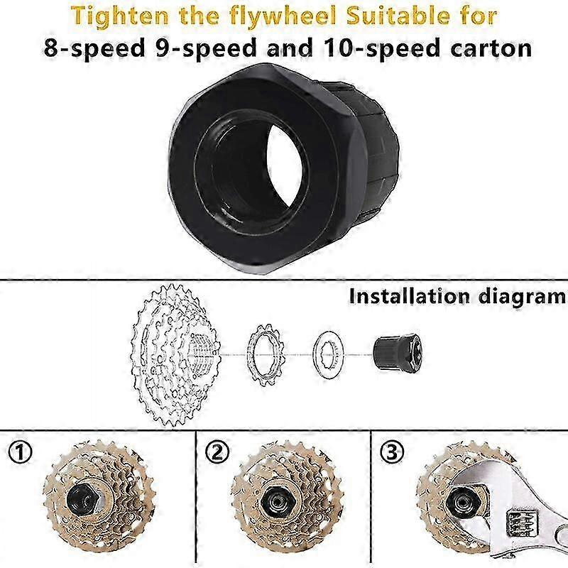 Single Speed Conversion Kit 6-Piece Bike Repair Tool Kit - Includes Cassette Remover, Chain Breaker, Crank Puller, Spoke Wrench & More Extractor De Piñones De Bicicletas