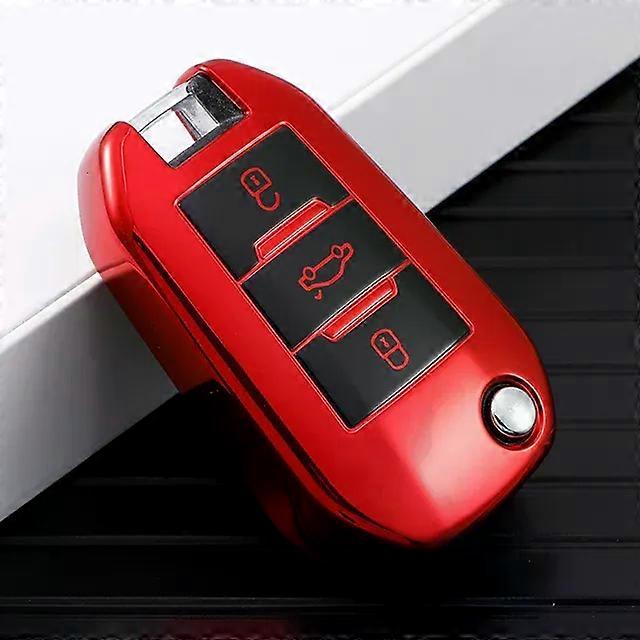 For Citroen C4 C4L CACTUS C3 C6 C8 For Peugeot 2008 3008 4008 307 208 308 408 508 Car Key Cover Case Bag Shell Accessories MXP