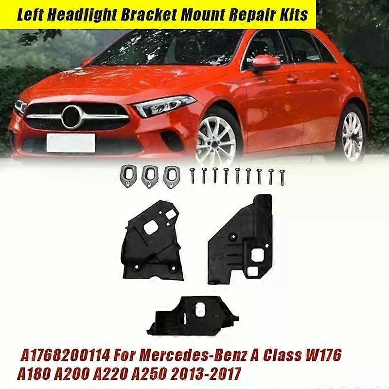 Front Headlight Bracket Repair Kits For Mercedes-Benz A Class W176 A 180 2013- Fixed Holder Screw