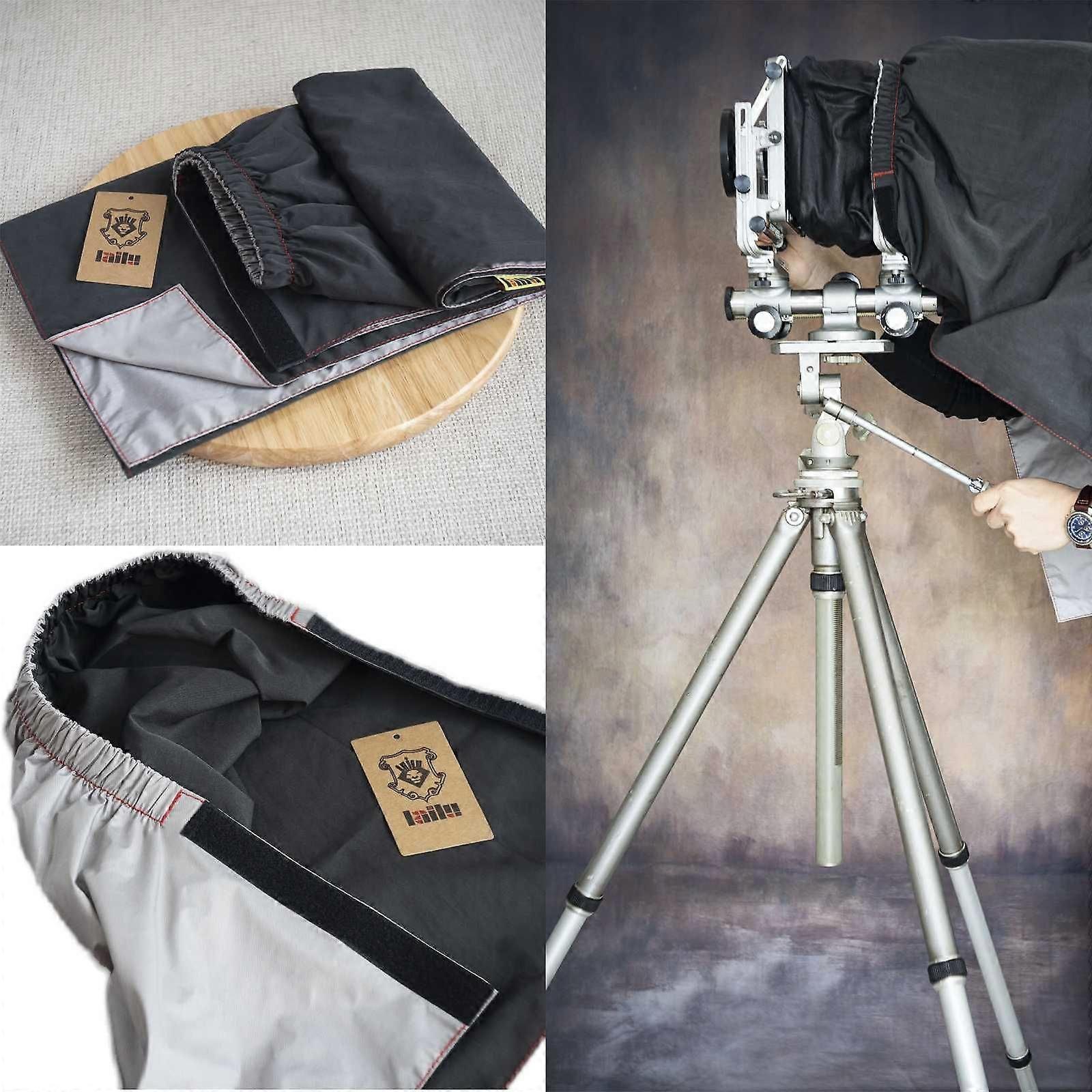 Capuz de Foco de Pano Escuro Profissional para Proteção de Câmera 4x5