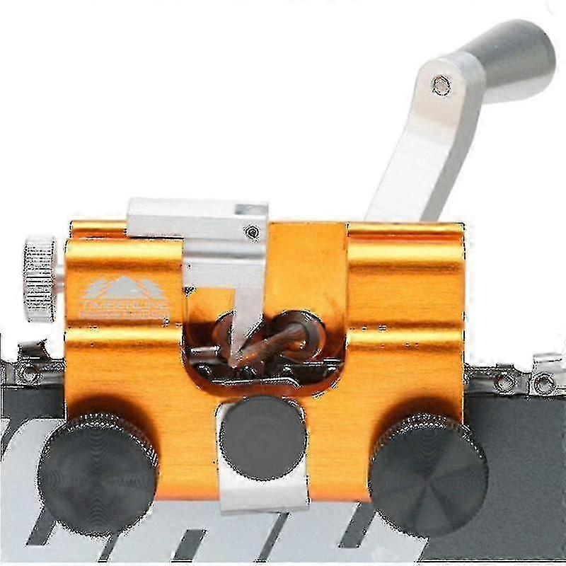 1009920149010Chainsaw Sharpener, Portable Hand Crank Chain Timberline Sharpener Grinding Device, Household Chain Sharpening Tool f26