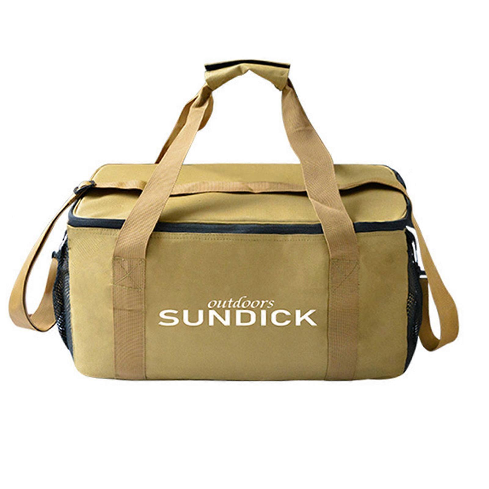 40x27x20cm Camping Gas Stove Pot Carrying Box Oxford Bag Picnic Packages Large Picnic Bag Insulated Thermal Cooler Bag
