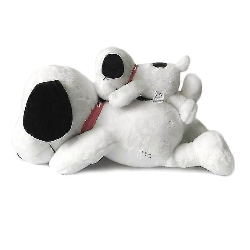 WXH Schwarz-Weiß-Snoopy-Hunde-Plüschpuppe
