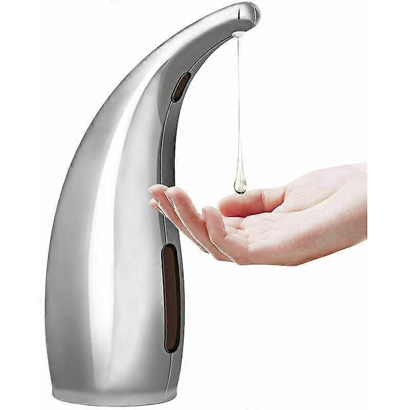 300ml Automatic Sensor Soap Dispenser Infrared Gel (Silver)