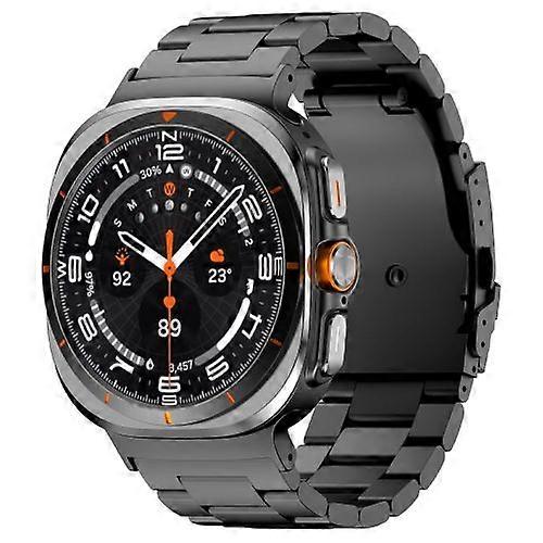 Για Samsung Galaxy Watch Ultra 47mm τρεις χάντρες τιτανίου κράμα μέταλλο Watch Band