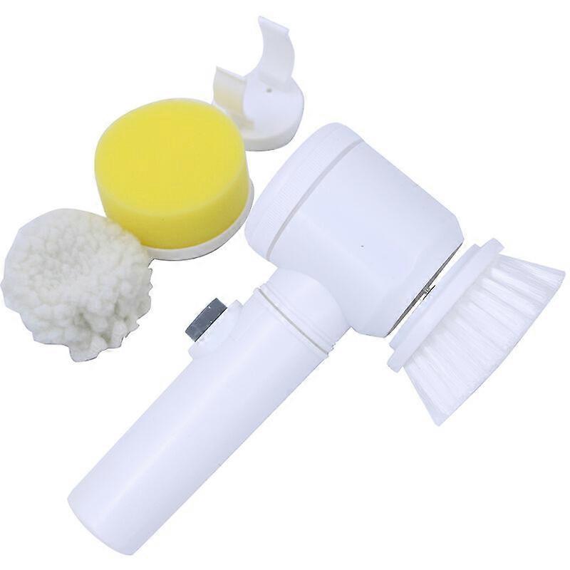 Flexible Brush Head Angle Scrubber, Efficient and Labor-Saving for Kitchen & Bathroom