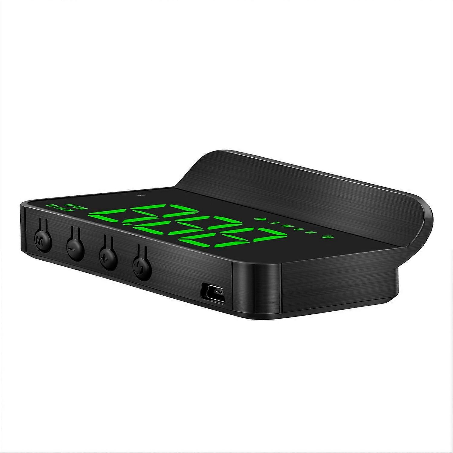 Car HUD 3.5 inch Head-up Display Windshield Projecter Digital Vehicle Speedometer GPS Model Overspee