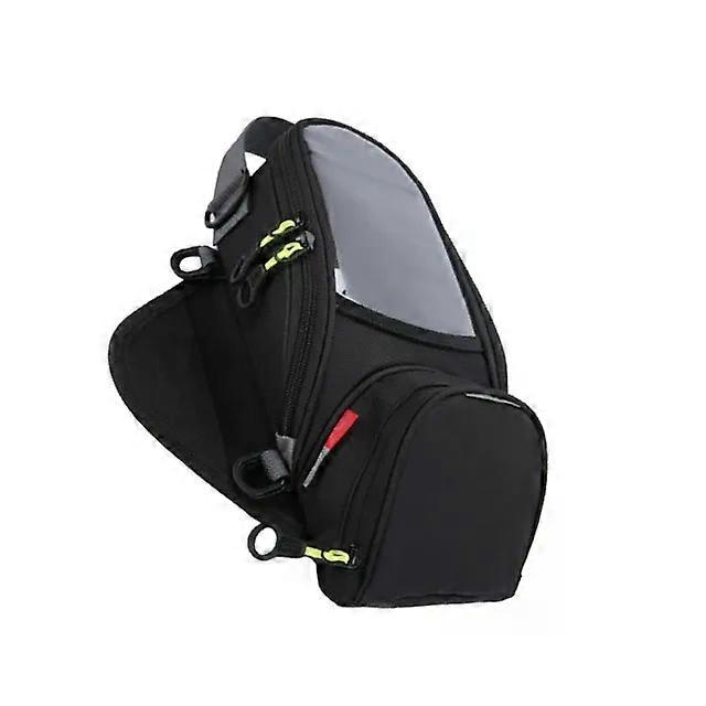 Motorcycle Bag compatible for  Unisex Convenient Mobile Phone Navigation Multifunctional Small Oil Reservoir black