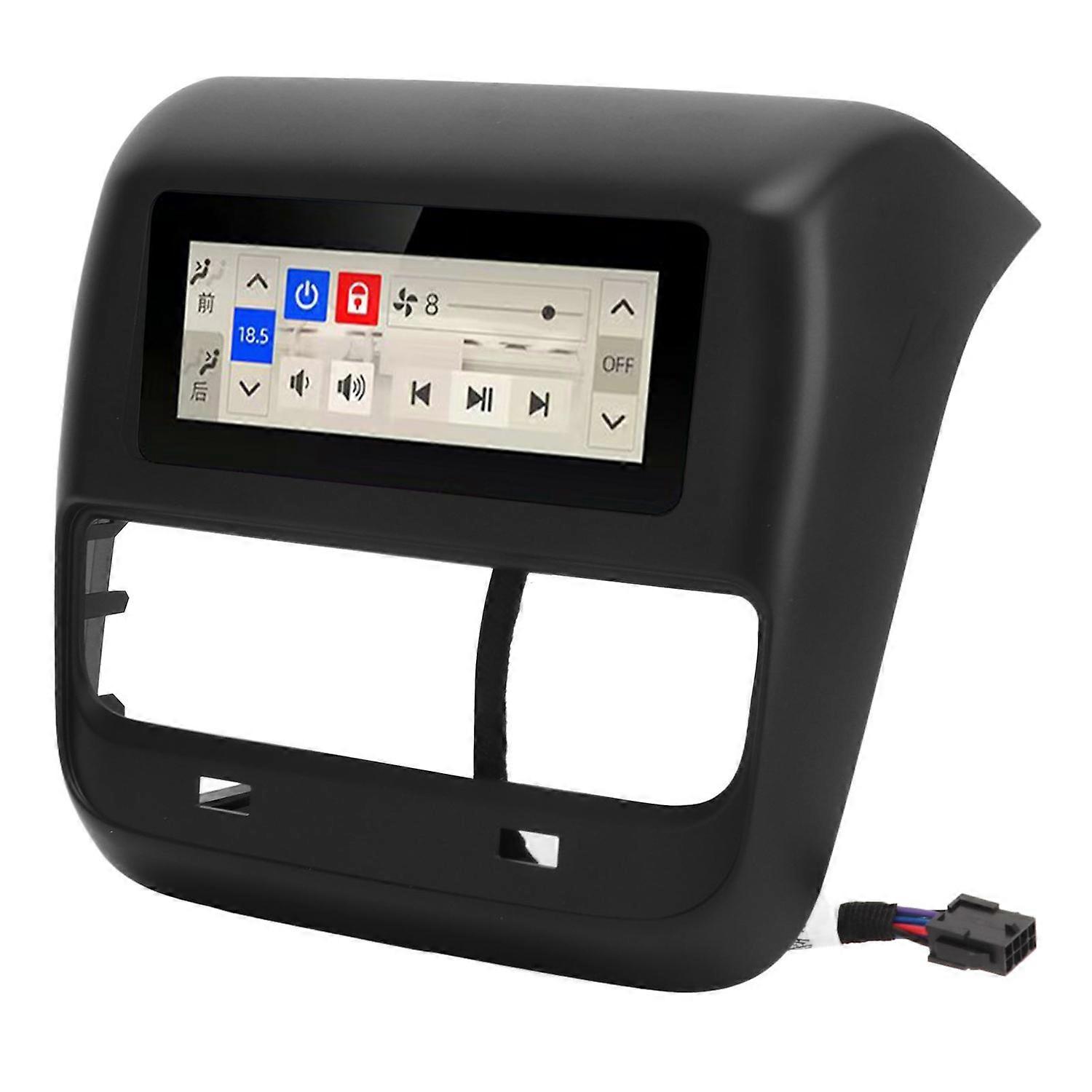 4.6in Rear Seat LCD Touch Screen Air Conditioning Control Rear Entertainment System Replacement for