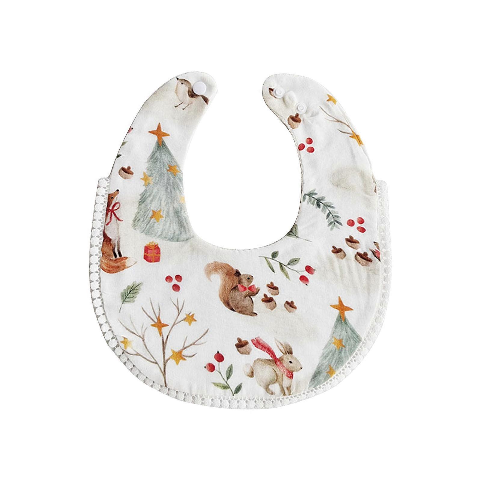 Drucken Säugling Lätzchen Saugfähiger Speichel Handtuch Neugeborene Spucktücher Bandana Schal für Jungen Mädchen Cartoon Baby Fütterung Lätzchen T11