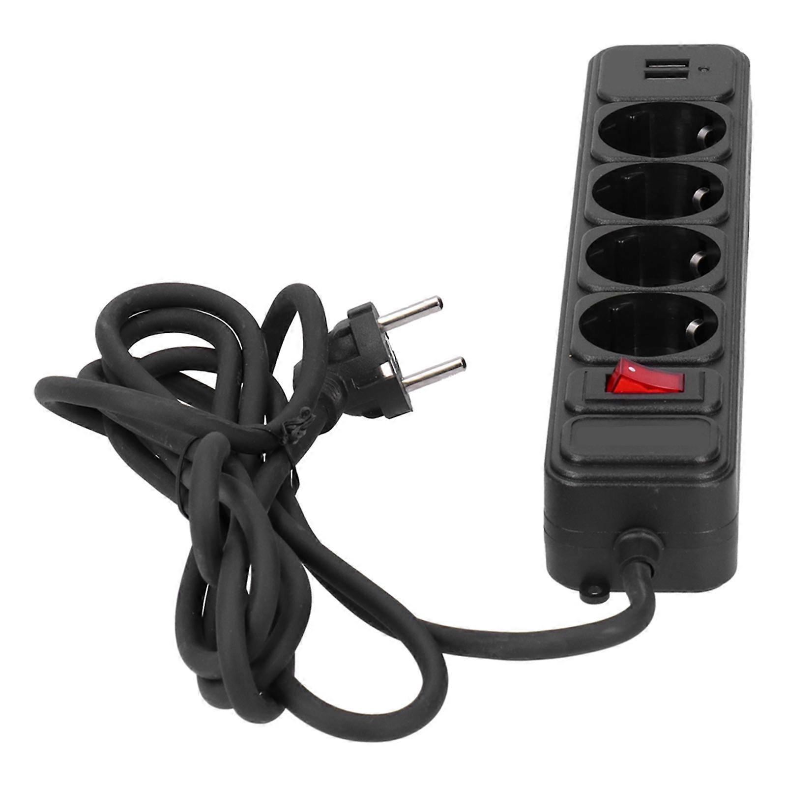 Angled Connectors Power Strip, Full Copper Wire Core For Low Resistance And Safe Conduction, Heavy Duty Design For Home Office Use, Equipped With