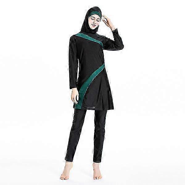 Full Coverage Islamic Burkini Beachwear with High Elasticity for Women