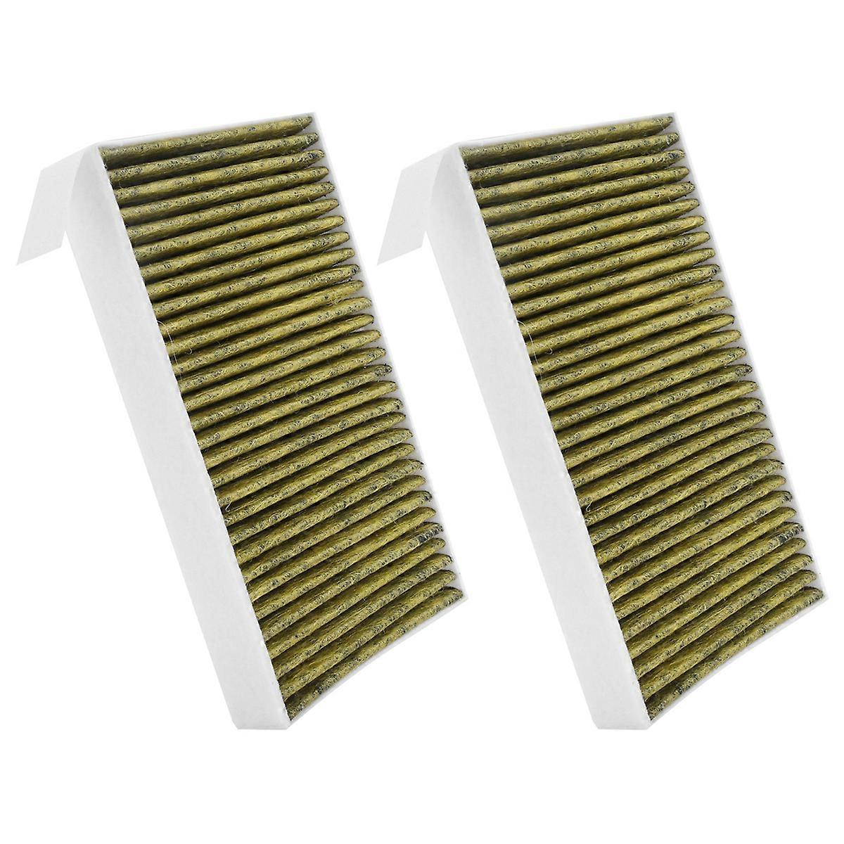 2Pcs Model 3 Air Conditioning Filter Replacement for Y with Activated Carbon Car Air Filter
