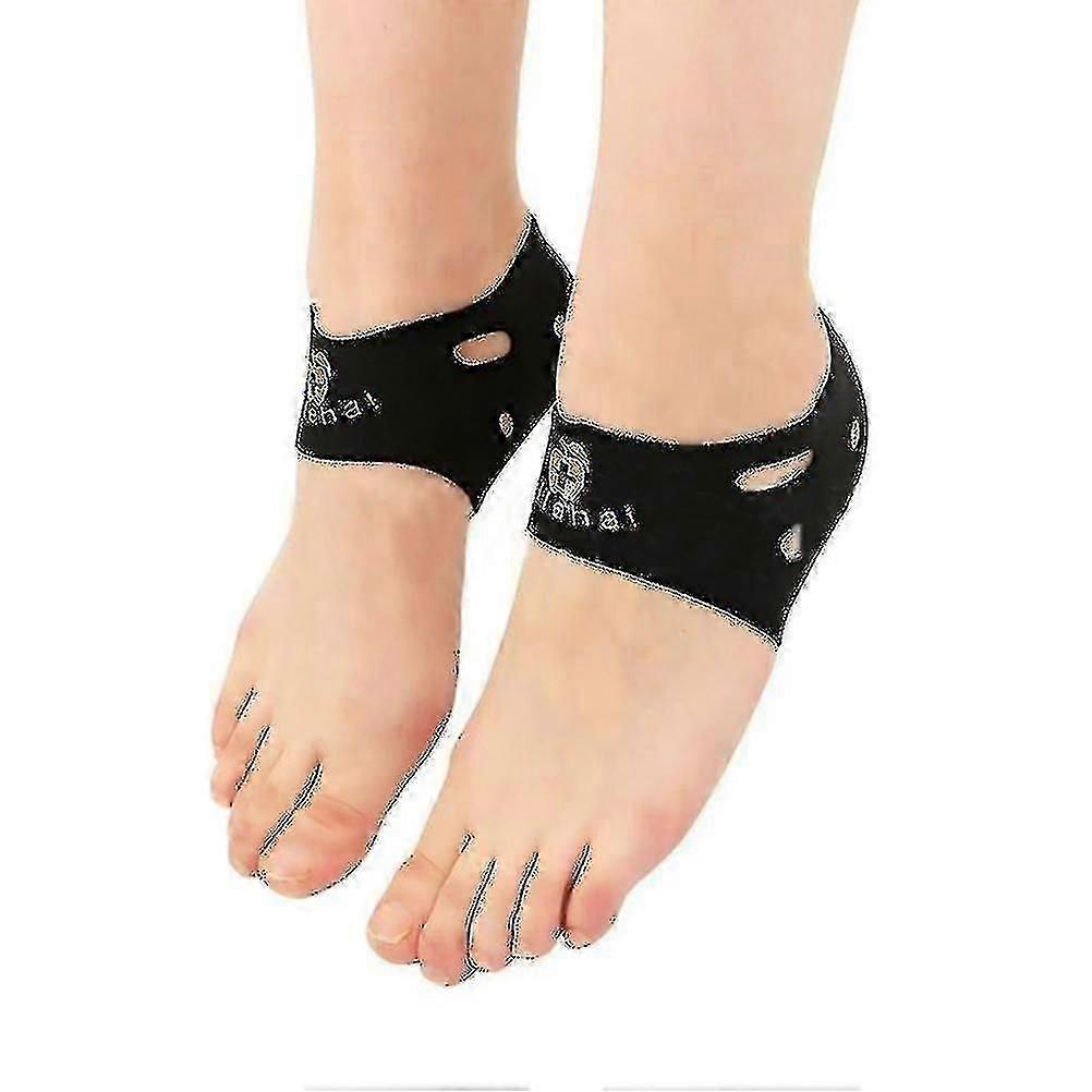 2pcs Plantar Fasciitis Therapy Wrap Heel Foot Pain Arch Support Ankle Brace Heel Protector Insole Orthotic