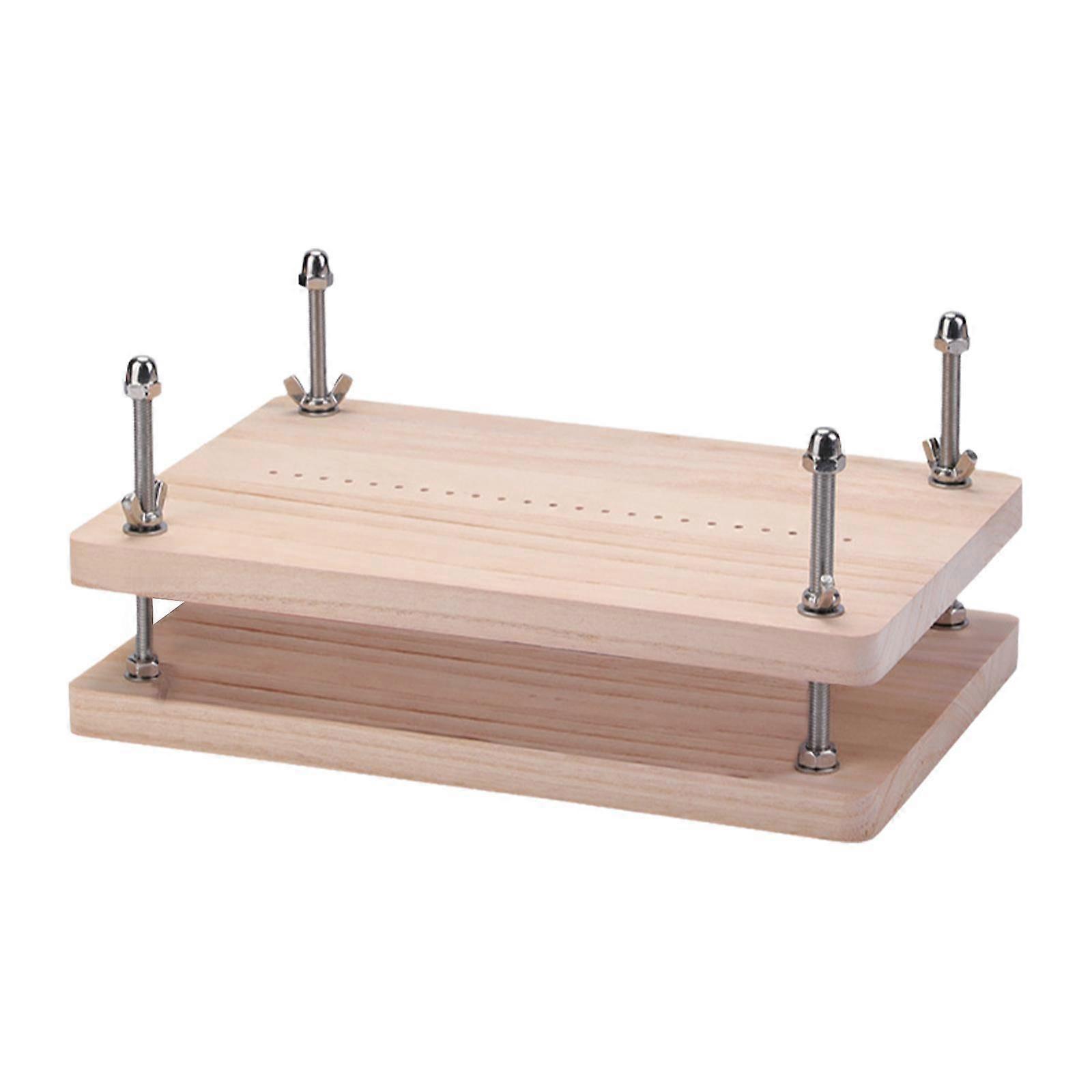 Wood Book Press, Handmade Paper Press,DIY Crafts,Bookbinding Machine Tool,Book