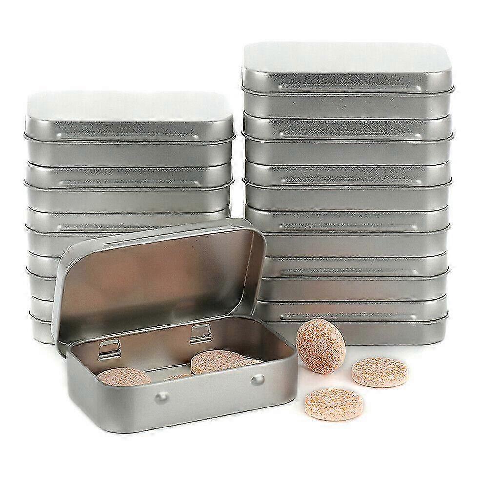 24PCS Small Metal Storage Box Organizer for Coin Key