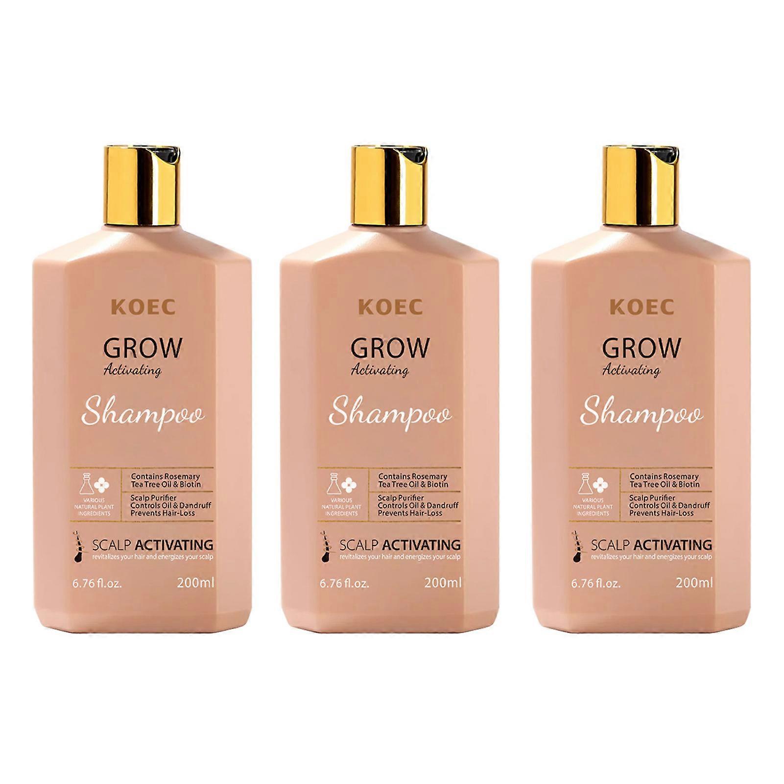 200ml Grow Activating Shampoo Scalp Care Oil Control Fragrance Growth Promoting Shampoo
