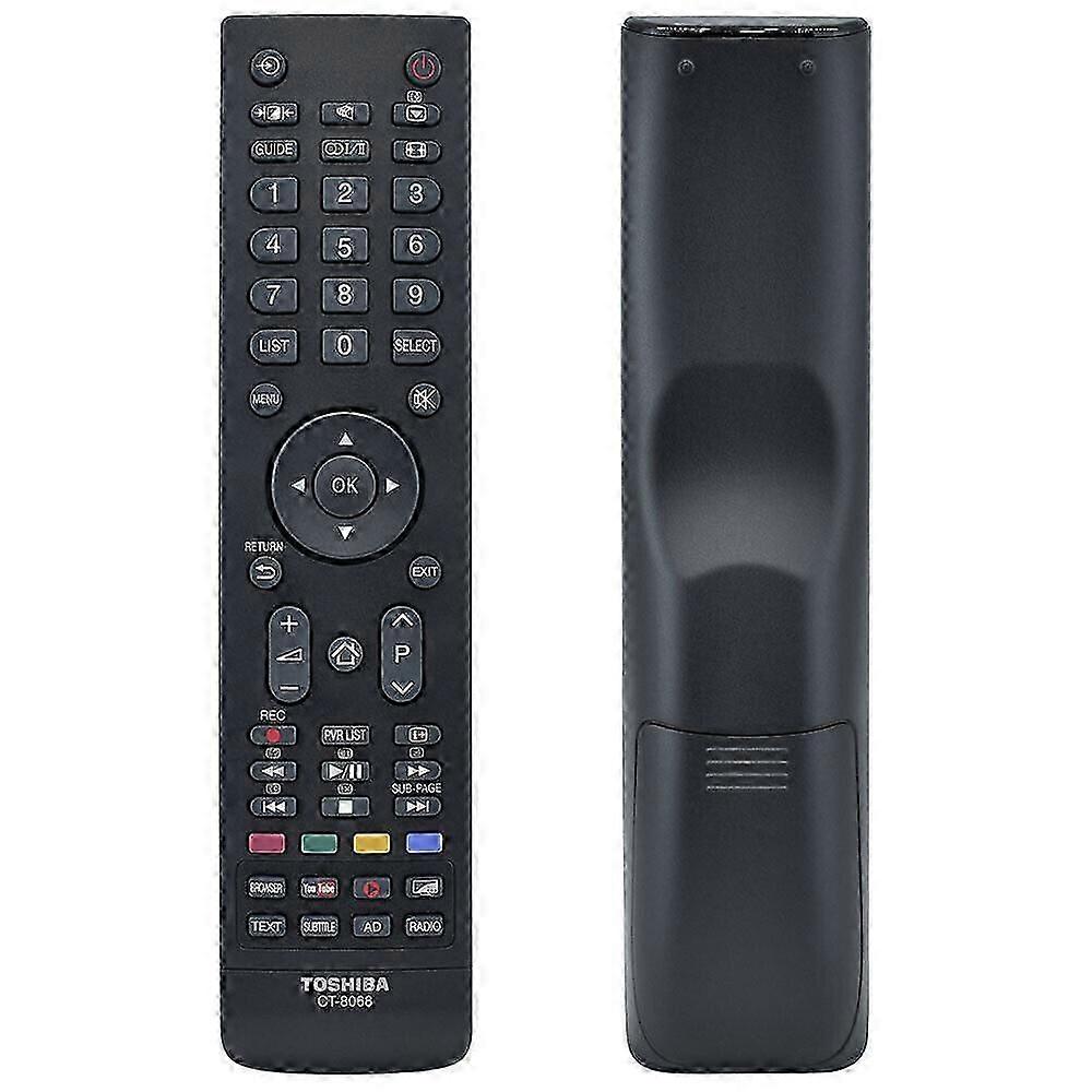 CT-8068 لجهاز التحكم عن بعد لتلفزيون توشيبا 55L5650 32L5650 مع YouTube 20250427