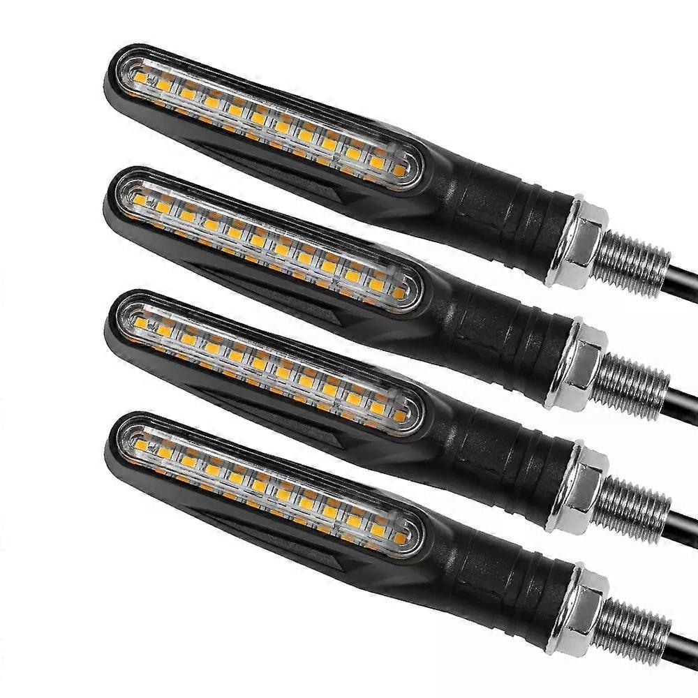 Motorcycle LED Turn Signal Light Indicators Flashing Rear Tail Brake Flasher Light Stop Signal Light Moto Accessories Lamp