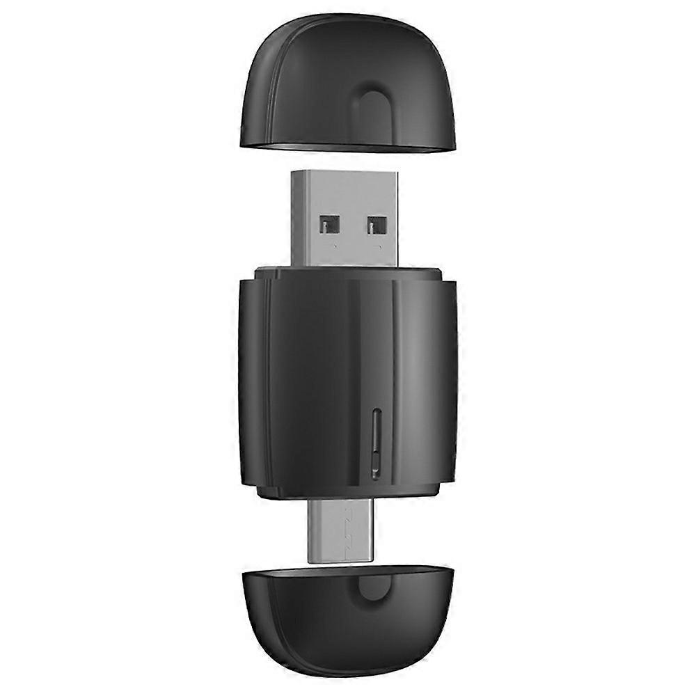 Dual Head 2 in 1 Carplay Android Auto Vehicle Wired to Wireless Adapter