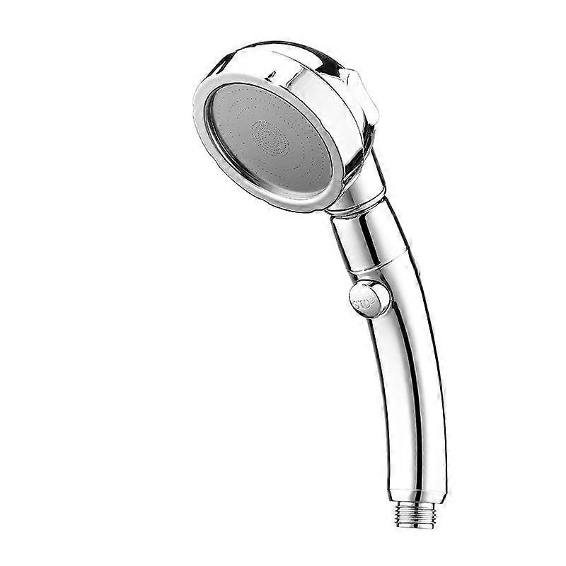 Shower Head, Shower Head With Increased Pressure And Switch Button, Round Chrome