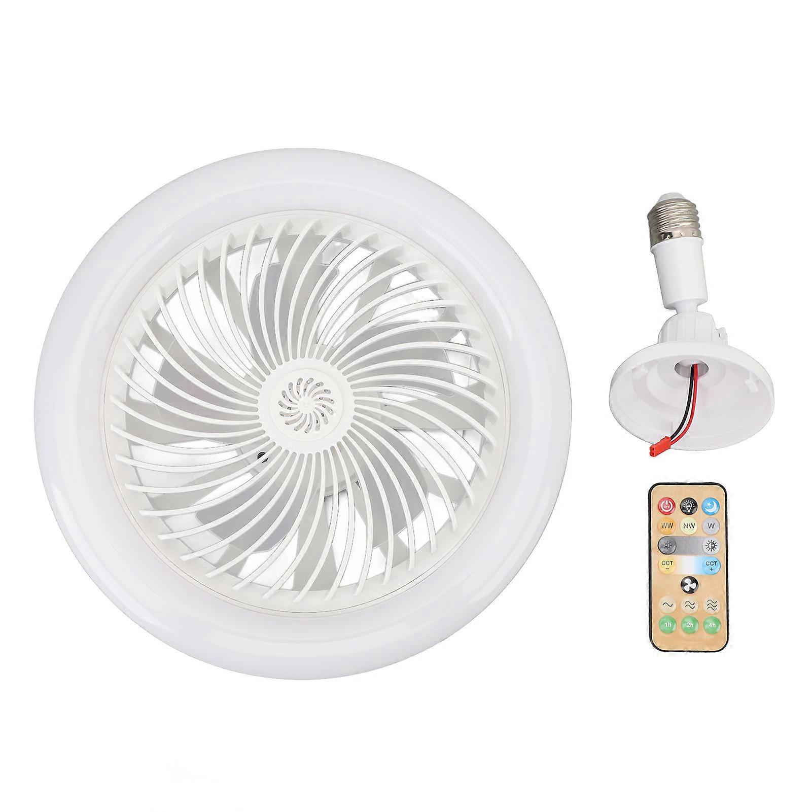 LED Fan Silent Operation Eye Caring Light 30W Energy Saving Enclosed Ceiling Fan with Remote Control