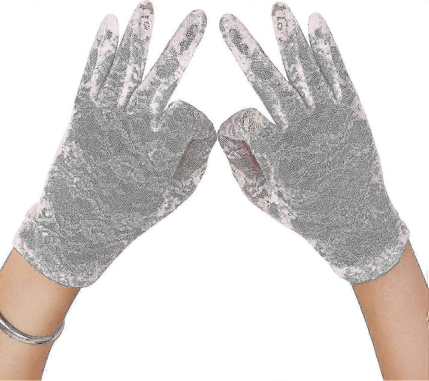 女性のためのブライダルレースグローブ - エレガントな夜のイベントアクセサリー