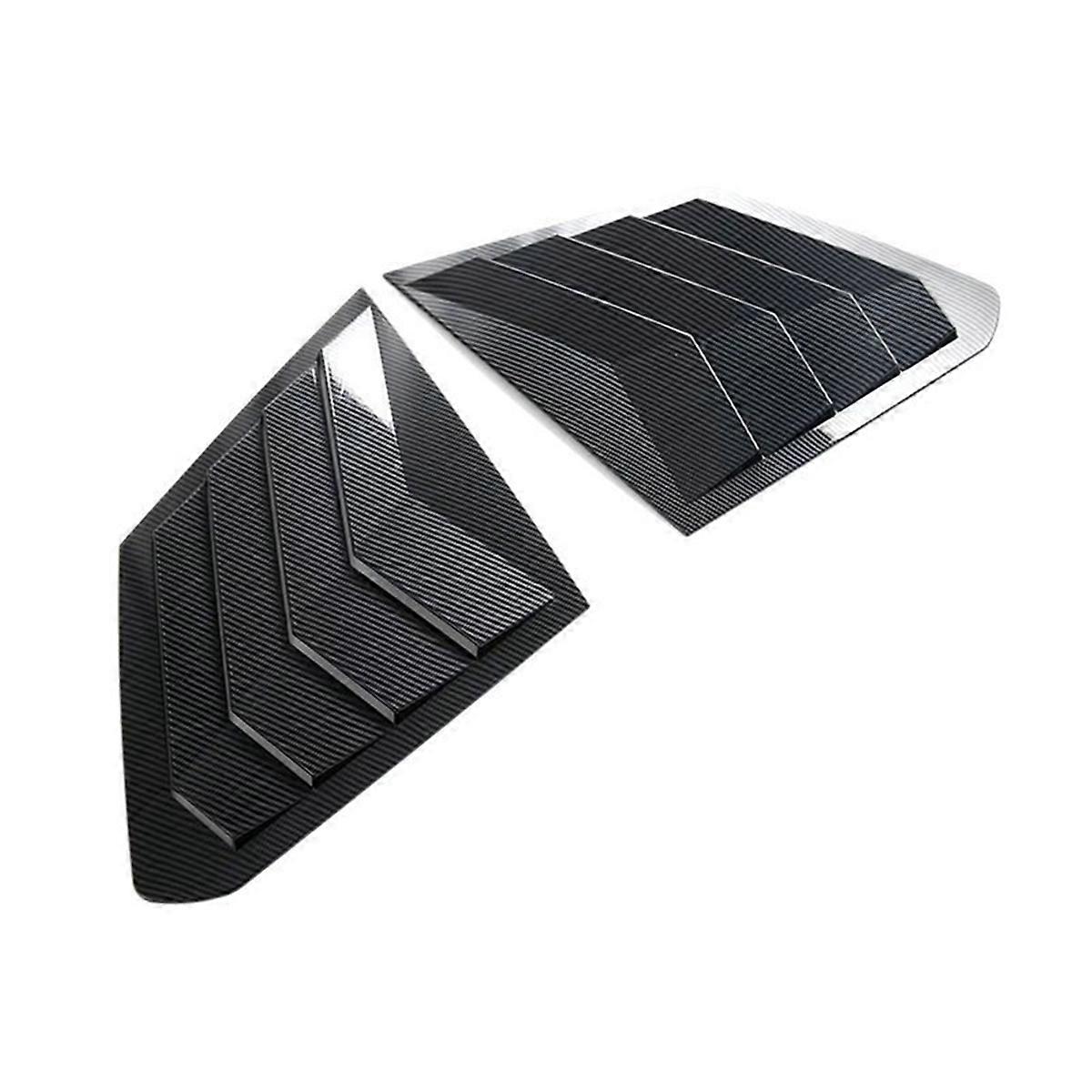 For X3 G45 2025 Carbon Fiber Car Rear Louver Window Side Shutter Cover Trim Decoration Accessories