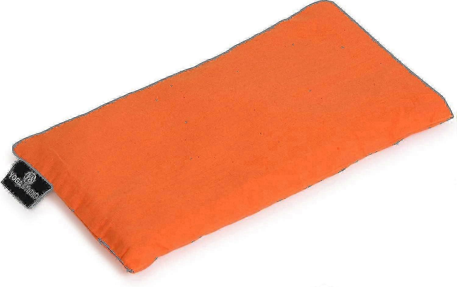 オーガニックラベンダー&リネンアイピロー - 23x12/13cm、疲れた目や頭痛のための香り付きヨガピロー