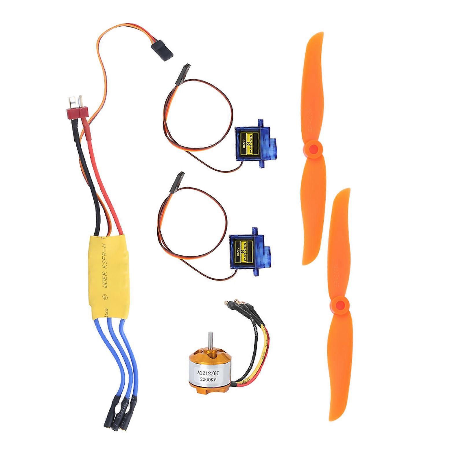 A2212 6035Propeller 30A ESC SG90 9G Micro Servo 6035 Propeller for RC Plane(2200KV Motor 6035 Propeller 9G Servo 30A ESC )