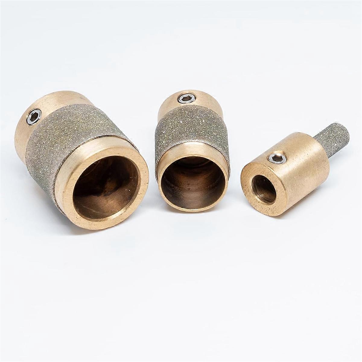1 3/4 1/4 Inch Stained Glass Diamond Grinder Bit Tools 3 Sizes Brass