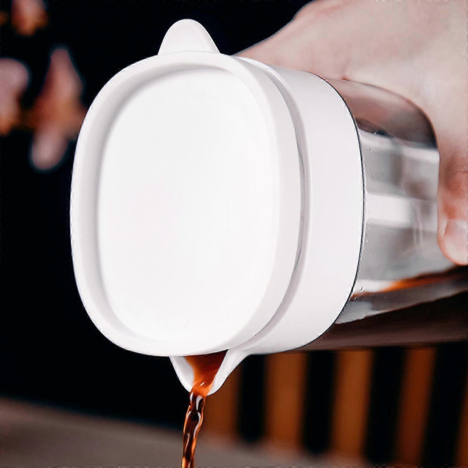 Cold Brew Pot Drinking Utensils 26.8*9.8*7cm ABS With Cup Brush Leakproof Better Filtration Large-capacity 1.1L Teapot