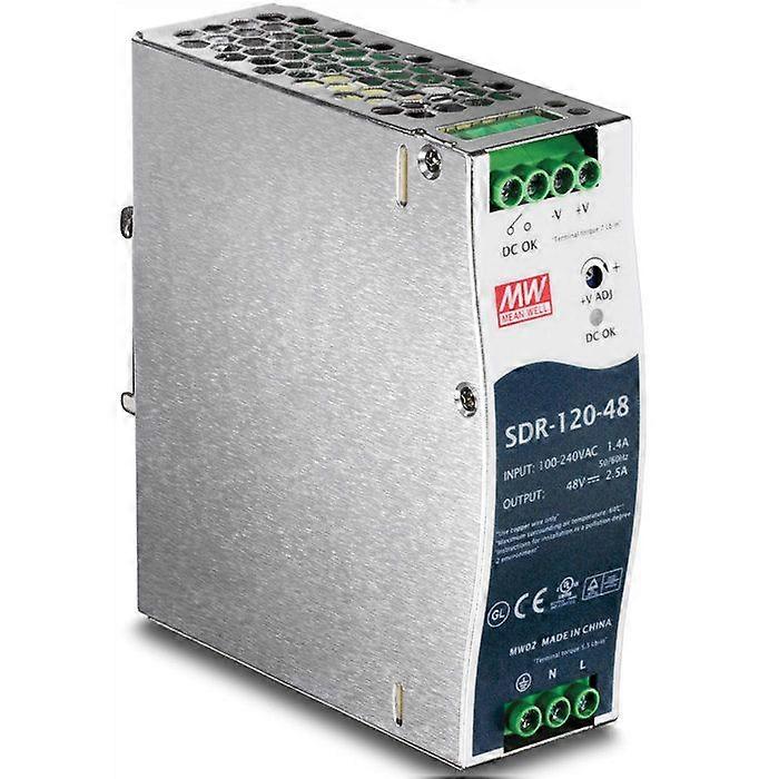 TRENDNET TI-S12048 Module d’alimentation propriétaire - 120 W - Rail DIN - 120 V AC, 230 V AC Entrée - 48 V DC Sortie - 91 %