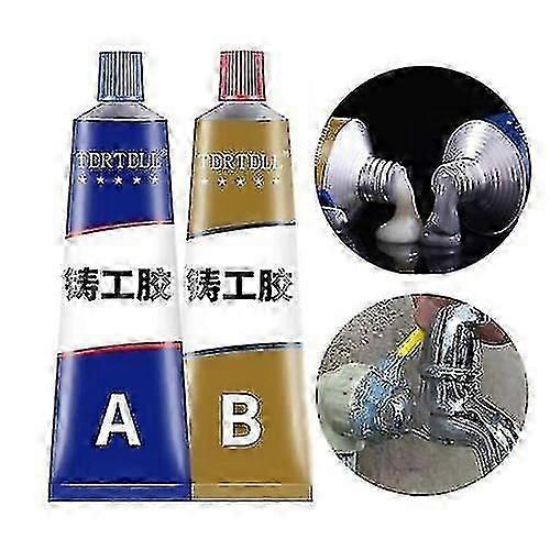 עמיד בטמפרטורה גבוהה מתכת נוזלית ריתוך ריתוך מכשירי מילוי יציקה תיקון דבק 20g / 75g / 100g tw