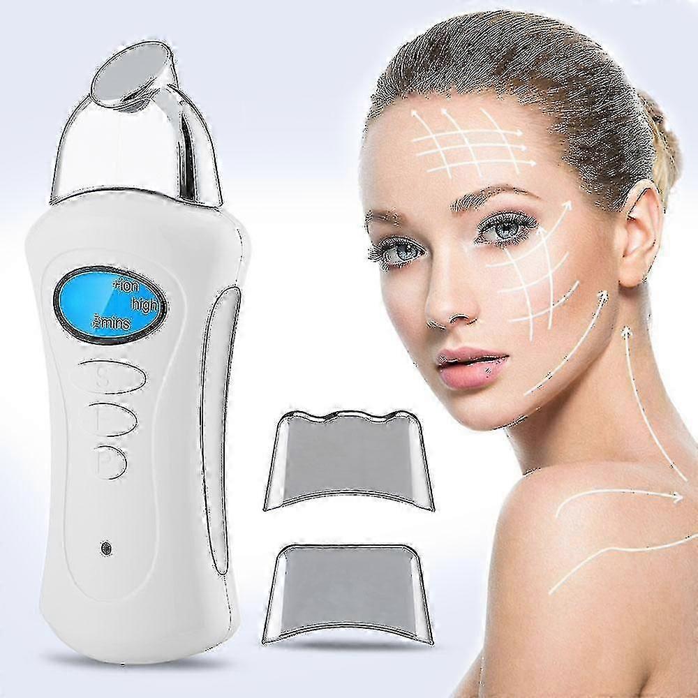 mini handheld device massage heads face galvanic lift microcurrent