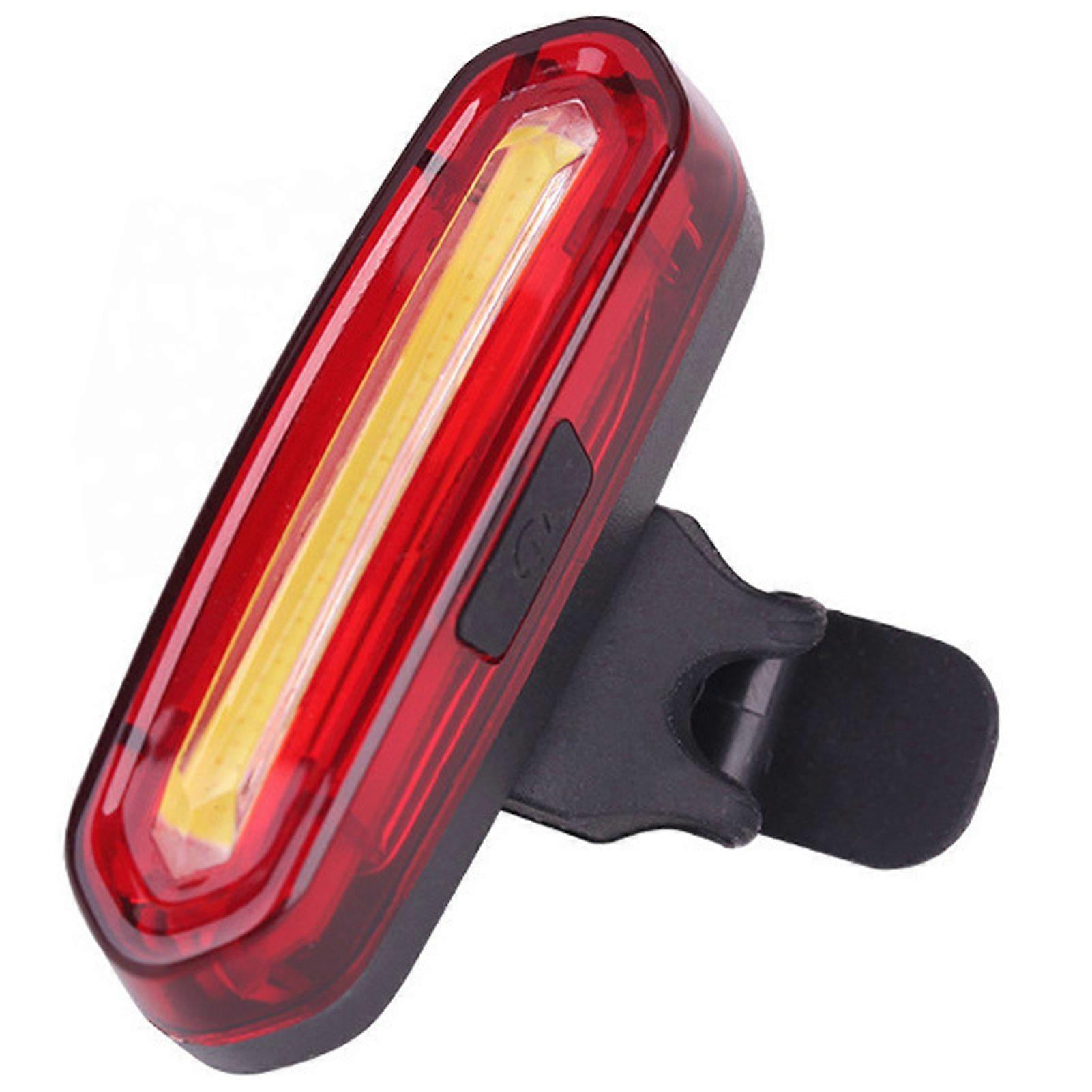USB Rechargeable LED Bike Tail Light Waterproof Extra Bright with 4/6 Modes for Night Cycling Mountain Bikes