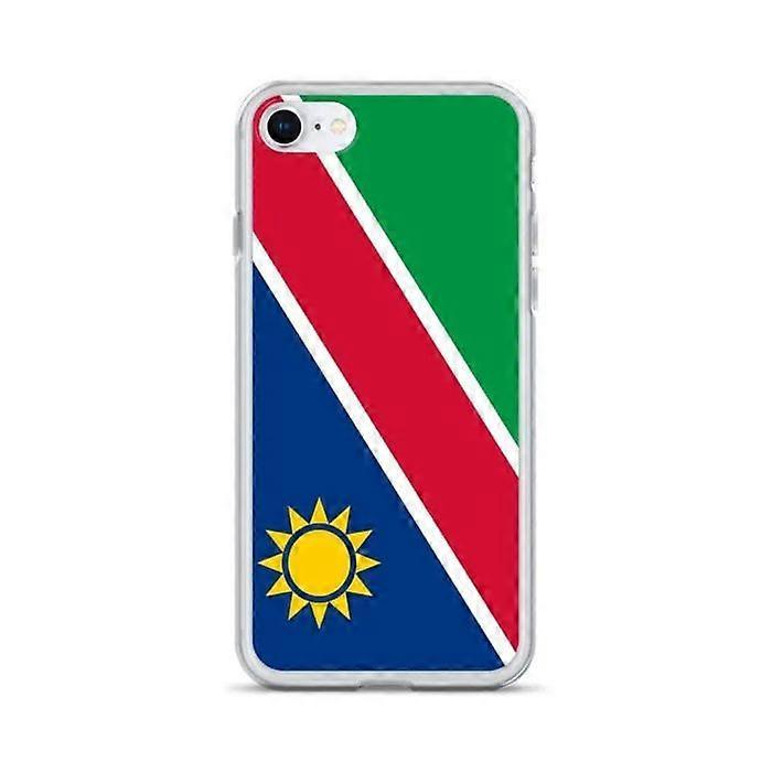 iPhone Case - PIXELFORMA - iPhone 8 - Namibia Flag - Soft Silicone - Complete Protection