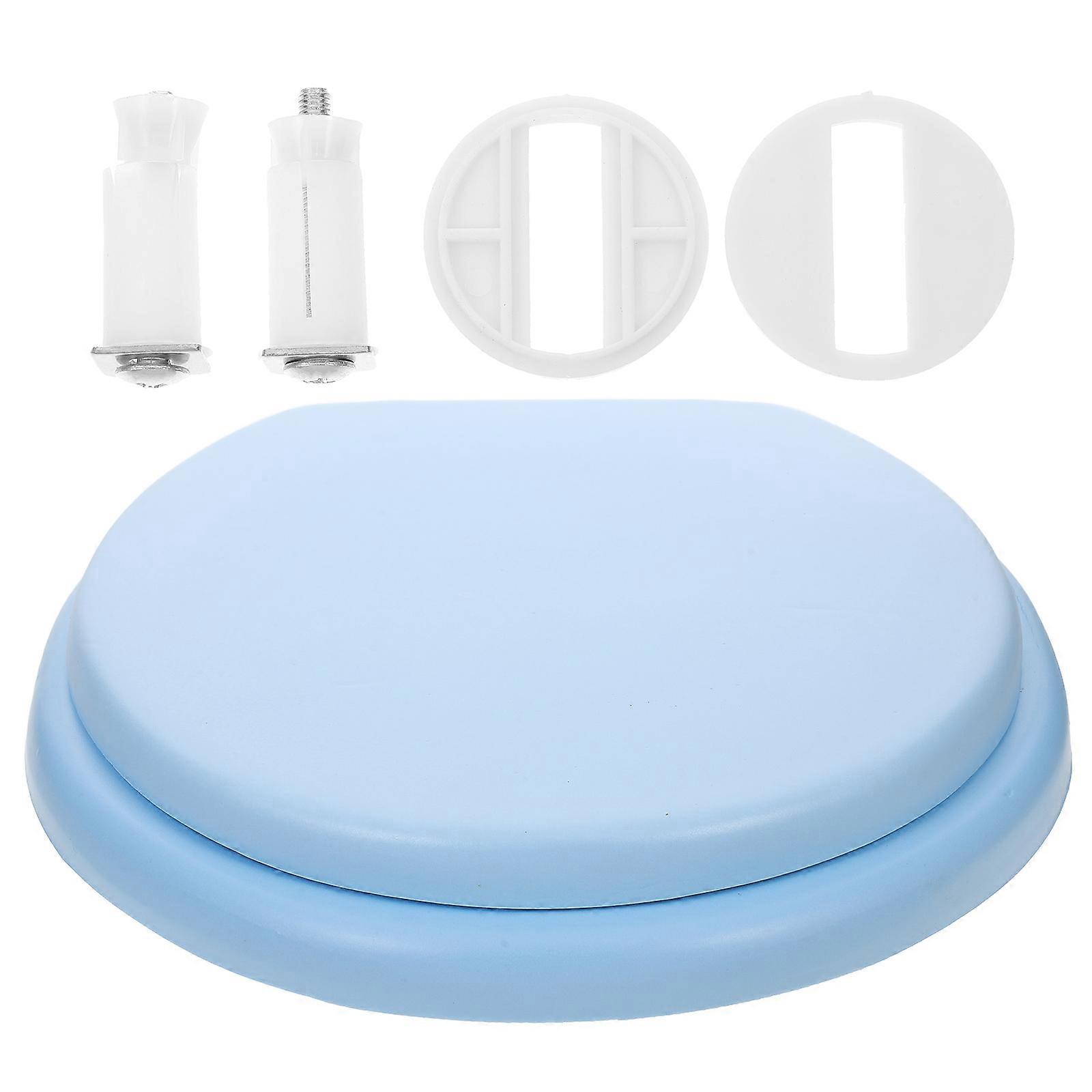 Sturdy Toilet Seat Lid, Soft Cushioned Support, Blends with Various Bathroom Decor Styles